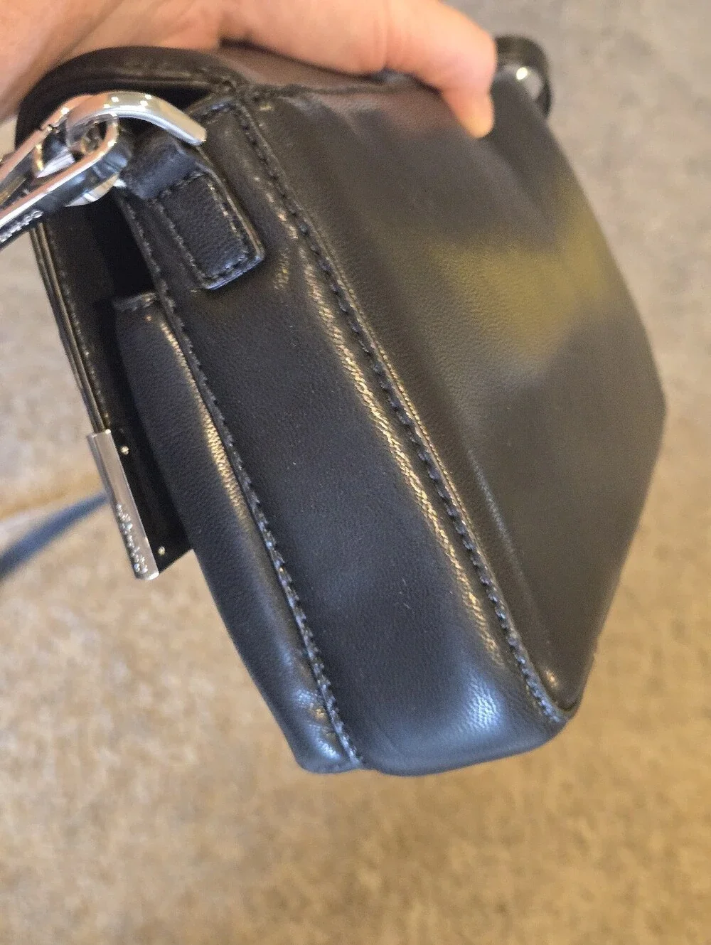 Calvin Klein Mica Flap Convertible Shoulder Bag - Black